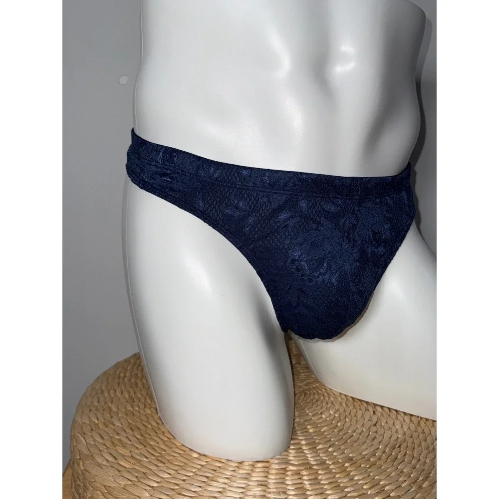 Cosabella For People Navy Blue Lace G-String‎ Men's Designer Underwear M